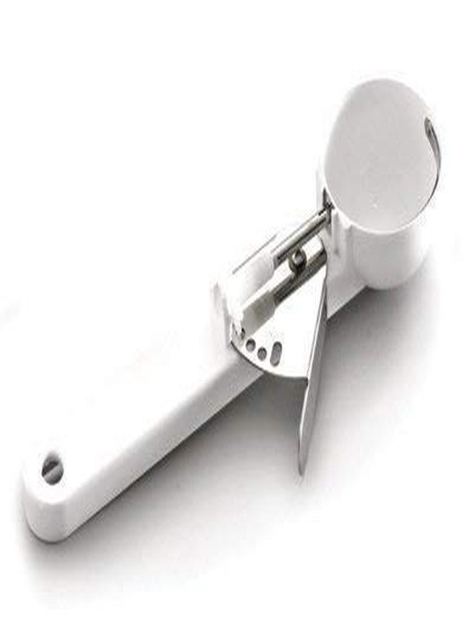 Elexiq Plastic Handle and Steel Trigger ice Cream Fruit Baller Scoop Spoon for Serving Ice Cream/Dessert and Use Home Party/Kitchen - Image 3